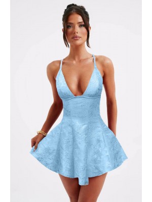 Μίνι Φόρεμα Closs Με Σχέδιο Χιαστί